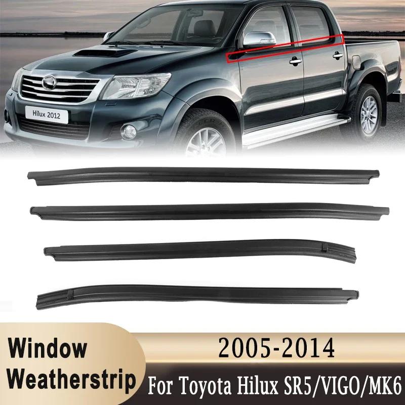 â ܺ Weatherstrip  Ʈ  Ʈ   Ʈ, Toyota Hilux SR5 VIGO MK6 2005-2015 4  Ⱦ